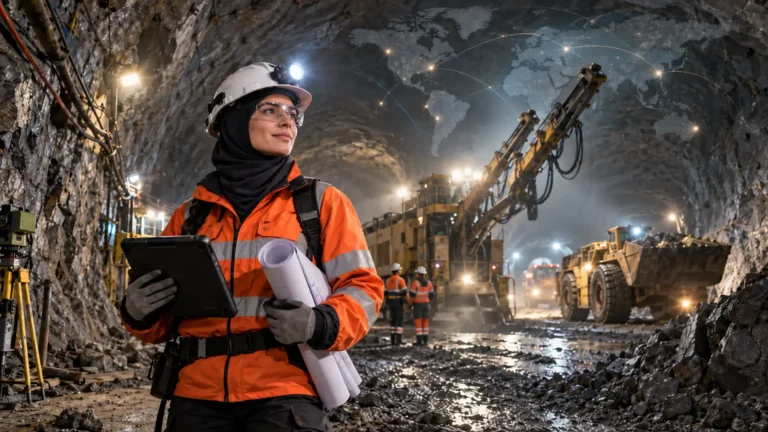 مهندسان معدن چگونه می‌توانند در کشورهای دیگر کار پیدا کنند؟ با بهترین مقصدهای مهاجرتی، بازار کار و آینده مهندسی معدن آشنا شوید.