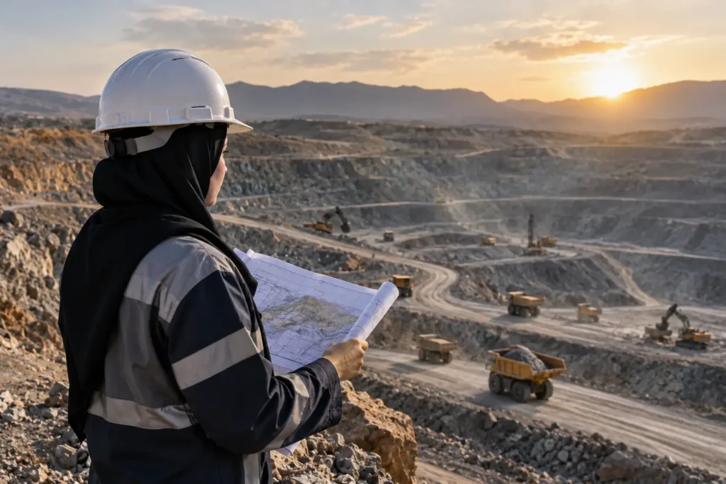 درآمد مهندس معدن و فعالیت مهندسان در معدن روباز