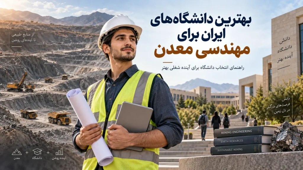 بهترین دانشگاه‌های ایران برای تحصیل در مهندسی معدن کدام‌اند؟
